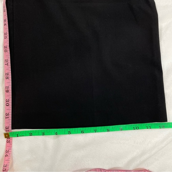 Size 10 From the Hip Black Trousers Wide Leg Dress Pants 33x32 - 33” waist - Picture 12 of 15